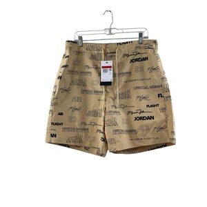 Air Jordan Flight MVP Shorts Cream/Beige NWT MSRP $70 Men’s Size Large